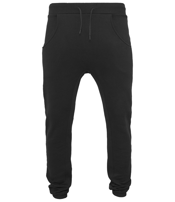 Heavy deep-crotch sweatpants