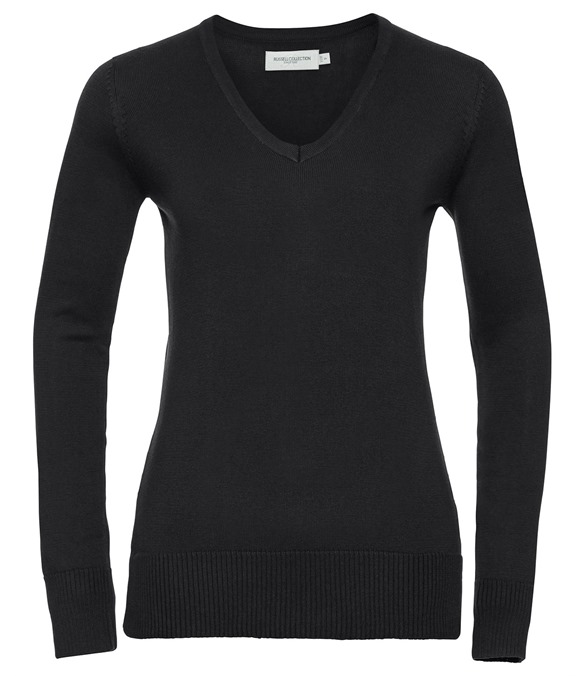 Women's v-neck knitted sweater