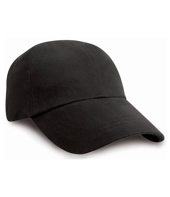 Junior low-profile heavy brushed cotton cap