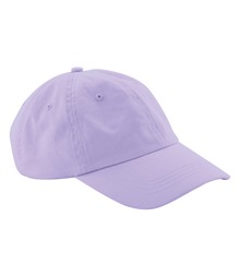 Junior low-profile 6-panel dad cap