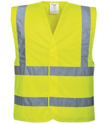 Hi-vis two-band-and-brace vest (C470)