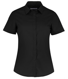 Women's poplin shirt short sleeve