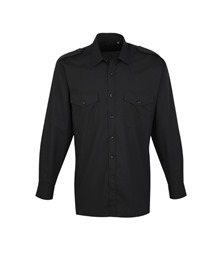 Long sleeve pilot shirt