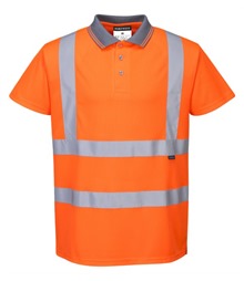 Hi-vis short sleeved polo (S477/RT22)